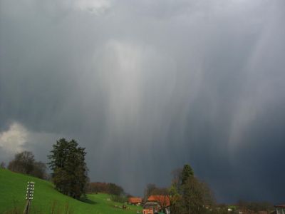 Hagelfallstreifen
Riggisberg, 22.04.2006
