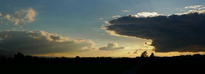 Abendstimmung über Jona
